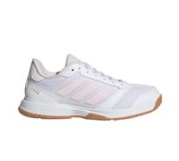 adidas Ligra 8 zapatillas de pista cubierta para Mujer | EU 38 in Cloud White/Distilled Pink/Gold Metallic