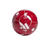 Adidas Liverpool FC Home - Mini balón de fútbol Unisex para Adultos, Rojo Fresa, Blanco/Dorado Oscuro, 1
