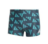 adidas Logo Graphic Swim Boxers Bañador, Aurora Ivy/Pure Teal, 34 para Hombre