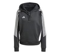 adidas Performance Tiro 24 - Sudadera con capucha para mujer, color blanco y negro, talla XS (30-32)