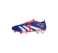 adidas Unisex Bota de fútbol Predator League Fold-Over Tongue césped natural seco, Lucid Blue/Cloud White/Solar Red, 42