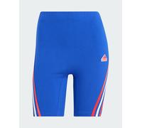 adidas Malla corta de mujer Future Icons 3 bandas adidas. Azul S