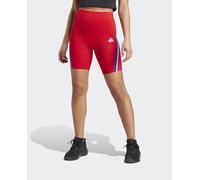 adidas Malla corta de mujer Future Icons 3 bandas adidas. Rojo M