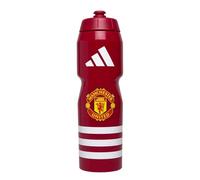 Adidas Manchester United - Botella de Agua Unisex para Adultos, Color Rojo
