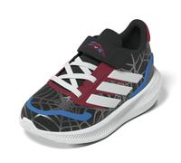 adidas Marvel Run Falcon - Zapatillas deportivas para bebé con encaje elástico y correa, Hombre Araña Negro Blanco Pure Rubí, 5.5 Child