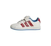 adidas Marvel Spider-Man Grand Court Shoes Kids, Zapatos, Cloud White/Pure Ruby/Bright Blue, 28.5 EU
