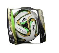 Adidas Matchball Brazuca Finale Rio Fussball Wm 2014 White-Black-Metallic Gold-Solar Green - 5