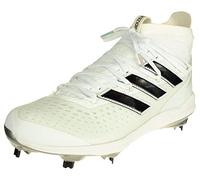 adidas Men's Adizero Afterburner 8 NWV TPU Baseball Cleats, White/Iridescent, 7