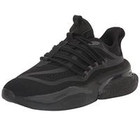 adidas Men's AlphaBoost V1 Running Shoe, Black/Grey/Carbon, 14