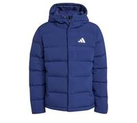 adidas Men's Anorak de plumón con capucha Helionic CLIMAWARM, Dark Blue