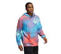 adidas Men's Big Mood French Terry Pullover Hoodie, Multicolor/Emoji Print, X-Small