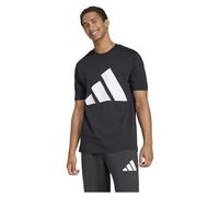 adidas Men's Camiseta Essentials Big Logo, Black/White, 3XL