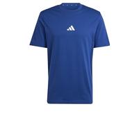 adidas Men's Camiseta Essentials Small Logo Single Jersey, Dark Blue/White, 3XL