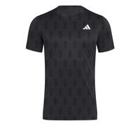 adidas Hombre Club Tennis Climacool Graphic Shirt, Carbon/Black, M