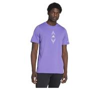 adidas Men's Camiseta Estampada F50, Purple Rush, S