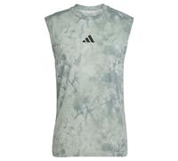adidas Men's Camiseta sin Mangas Power Graphic, Wonder Silver/Black, XS