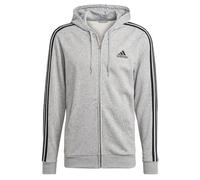 adidas Men's Chaqueta con Capucha Essentials French Terry 3 Bandas