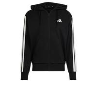 adidas Men's Chaqueta con Capucha Essentials French Terry 3 Bandas, Black/White, 3XL