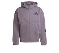 adidas Men's Chaqueta con capucha Z.N.E. New, Grey Strata, S
