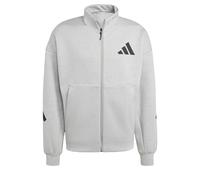 adidas Men's Chaqueta deportiva Z.N.E., Medium Grey Heather, XS