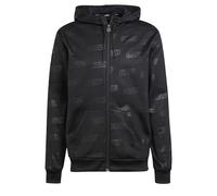 adidas Men's Chaqueta Embossed Polar Fleece, Black, XL