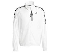 adidas Men's Chaqueta plegable Own the Run 3 bandas, White, S