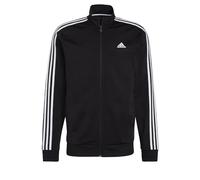 adidas Men's Chaqueta Primegreen Essentials Warm-Up 3 bandas, Black/White, 5XL