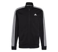 adidas Men's Chaqueta Primegreen Essentials Warm-Up 3 bandas, Black/White, S