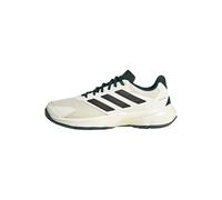 adidas Men's Courtjam Control 3 Tennis Off White/Silver Metallic/Aurora Ivy 8 UK 42 EU