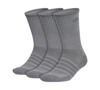 Adidas Men's Cushioned X 4 3-Pack Crew, Calcetines de tripulación Hombre, Onix Grey Grey, Large