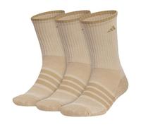 adidas Men's Cushioned X 4 3-Pack Crew, Calcetines de tripulación Hombre, Warm Sandstone Beige Raw Desert, Large