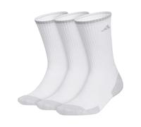 Adidas Men's Cushioned X 4 3-Pack Crew, Calcetines de tripulación Hombre, White Clear Onix Grey, Large