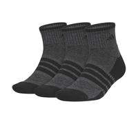 Adidas Men's Cushioned X 4 3-Pack Quarter, Calcetín de Tobillo Hombre, Negro Onix Grey, Large