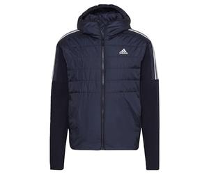 adidas Men's Essentials Insulated Hooded Hybrid Jacket (Midweight)