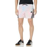 adidas Men's Future Icon All Over Print Shorts, White, XX-Large