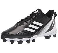 adidas Men's Icon 7 MD Baseball Shoe, Black/White/White, 10.5