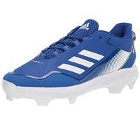 adidas Men's Icon 7 TPU Baseball Shoe, Team Royal Blue/Silver Metallic/White, 13