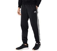 adidas Men's Pantalón Primegreen Essentials Warm-Up Tapered 3 Bandas, Black/White, 4XL