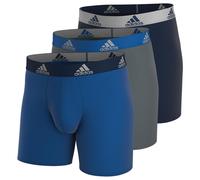 adidas Men's Performance Boxer Brief Underwear (3-Pack) Collegiate Ro