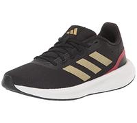 adidas Men's Runfalcon 3.0 Sneaker, Core Black/Gold Metallic/Better Scarlet, 11.5