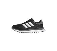 adidas Men's S2G 26 Leather Spikeless Golf Core Black/FTWR White/Grey Four 8 UK 42 EU