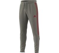 adidas Men's Size Tiro Pants, Silver Pebble/Better Scarlet, XX-Large/Tall