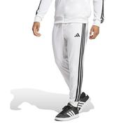 adidas Men's Standard Essentials Warm-Up Slim Tapered 3-Stripes Tracksuit Bottoms, White/Black, Large