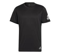 adidas Men's Standard Run It T-Shirt, Black, Small
