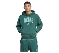 adidas Men's Sudadera de Estilo Universitario con Capucha, Collegiate Green/Powder Teal, XL