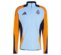 adidas Men's Sudadera entrenamiento Real Madrid Tiro 24 Competition, Glow Blue/Crew Orange/Team Navy Blue 2, XL