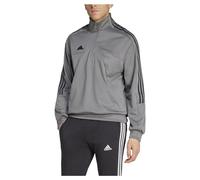 adidas Men's Sudadera House of Tiro Half-Zip, Grey Four/Black, S