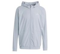 adidas Men's Sudadera Tech Apparel, Halo Silver/Lime Burst, L