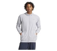 adidas Men's Sudadera Tech Apparel, Halo Silver/Lime Burst, L