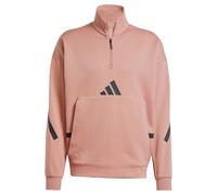 adidas Men's Sudadera Z.N.E. Quarter-Zip, Warm Clay, L